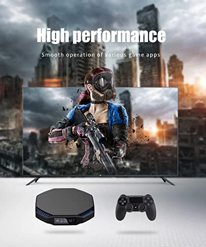Android 11.0 TV Box, 8 GB + 128 GB, RK3566 Quad Core Smart TV Box Android Media Player Ondersteuning USB 3.0/ 3D/4K/8K/ H.265/2.4G WiFi Set Top TV Box met minitoetsenbord,8gb+64gb - Image 6