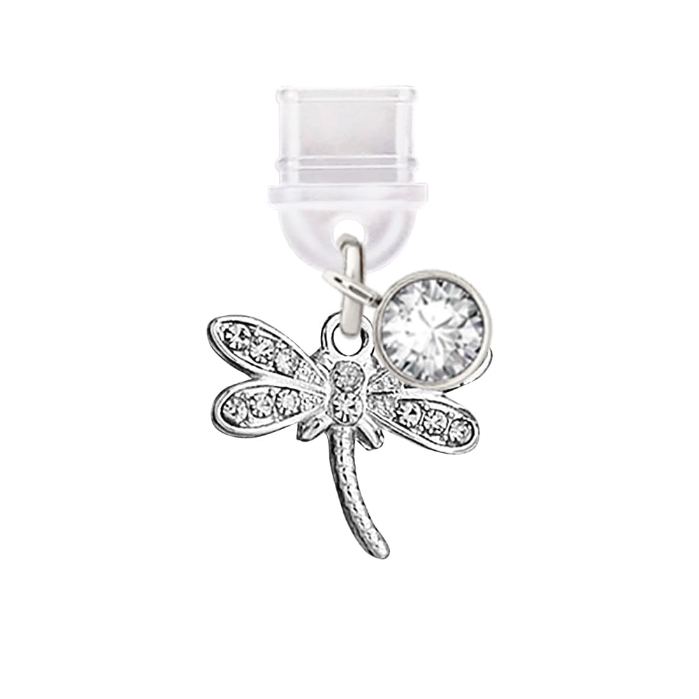 Accesorio protector de cristal ELISE & FONDA Tipo-C con libélula fina 7