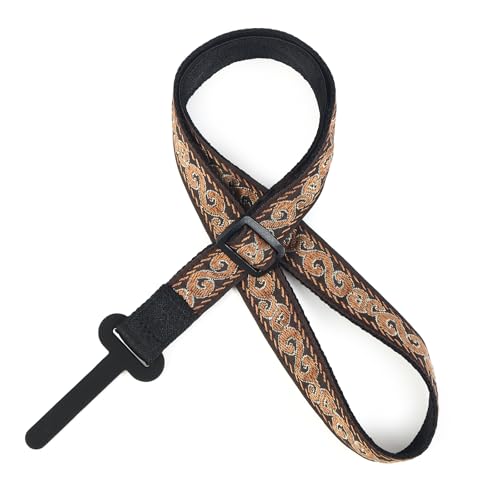 Image of CLOUDMUSIC Ukulele Strap Clip On No Drill J Hook For Soprano Concert Tenor Baritone(SH95)