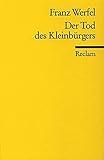 Der Tod des Kleinbürgers - Franz Werfel