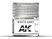 AK Interactive Real Color Standard Shop Paint Line 10ml - RC001-> RC022/ RC503 -> 508 Color: White Grey - RC003