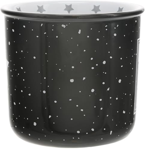 Taza de cerámica 18 oz estilo camping negra Pavilion Gift miniatura 2
