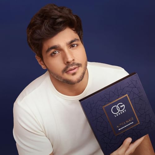 Image of OG BEAUTY Alpha Male Perfume Gift Set - 4x50ml Eau De Parfum for Man | Bold & Long-Lasting Scents - Shadow, Woody, Smokey, Gallant | Premium Gift for Him (20% Concentration)