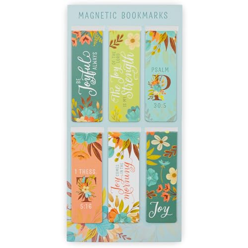 Christian Art Gifts Colorful Inspirational Magnetic Scripture Bookmark Pagemarker Set