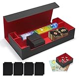🔶【Weite Anwendung】Diese Kartenspielbox ist perfekt kompatibel mit TCG MTG YuGiOh commander card, Sportkarten, Fußballkarten, Baseballkarten, Basketballkarten und Sammelkarten. Diese Spielkartenbox ist ein schönes und ideales Geschenk für Familie, Freunde, Lieben, Freundinnen, Freunde, Kollegen, Nachbarn, insbesondere für diejenigen, die gerne Karten sammeln oder Spiele spielen.