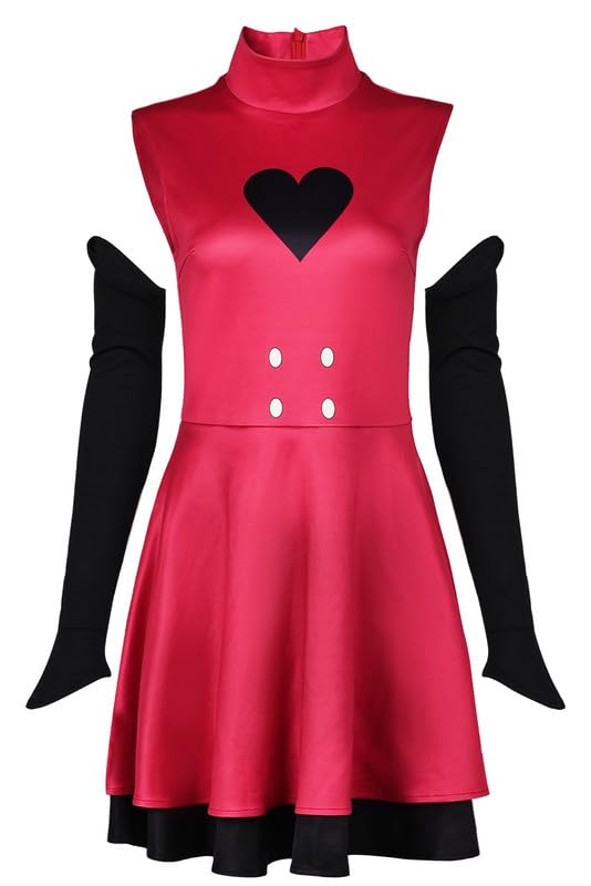 Byvitoy Charlie Morningstar Costume Princess of Hell Charlie Morningstar Dress Outfits for Adults Women Halloween