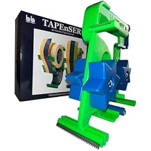 Double/Triple Masking Tape Dispenser, Painters Tape Dispenser Producing Partially Overlapping Double-Sided Tapes for Use in Painting and Remodeling.