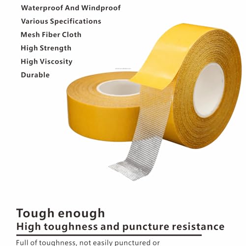 SOLIDGUARD Teppichklebeband, 50mm x 15m, Teppichklebebänder Doppelseitiges Klebeband, Verlegeband Klebend, Teppichklebeband für Holz, Glas, Kunststoff, Vielfältige Anwendung