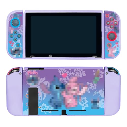 BAYINBROOK Coque Switch Protection - Housse Fine en TPU Antichoc pour Console et Manettes Switch | Résistante aux Rayures, Antidérapante, Compatible Dock, Facile à Nettoyer (J02)