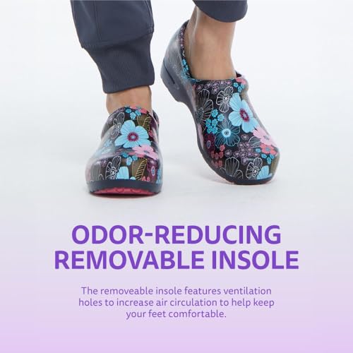 Image of Anywear SR Angel Nursing Clogs - Non-Slip Work Shoes for Women & Men - Slip-Resistant Cushioned Nursing Shoes