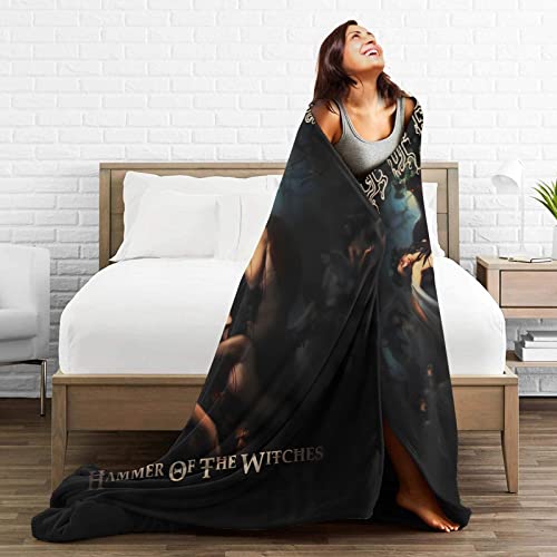 Flokoo Cradle Of Filth Hammer Of The Witches Throw Blanket Warm Bed Blanket For Living Room Sofa Bedroom Decor 80"X60" #TOP4