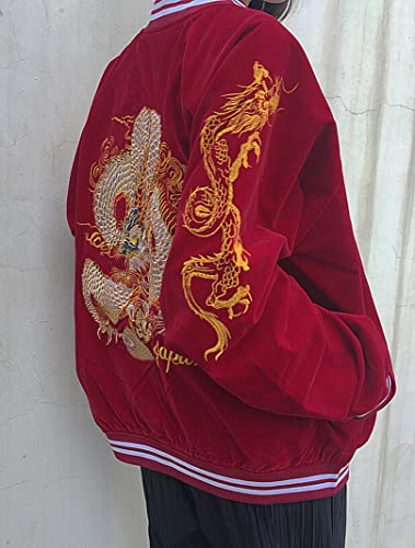 Veste de baseball Sukajan mi-saison pour vos sorties urbaines