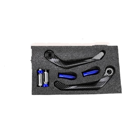 Protection barre poignée guidon leviers frein embrayage bleu Ninja H2 Sx Zx1000 2018-2022