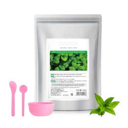Jelly Mask en Polvo para Faciales, Máscara de Gelatina en Polvo para Faciales, Powder DIY Spa Jelly Face Mask Limpieza Hidratante para el Cuidado de la Piel