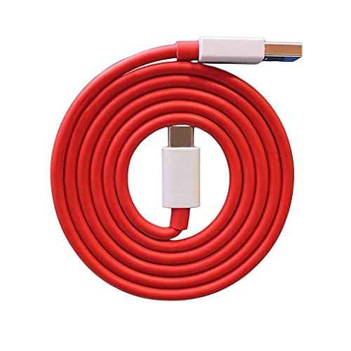 Image of 80W Fast Charging Cable for OnePlus | USB-A to Type-C | WARP /Dash Compatible | Compatible with OnePlus 13 /13R /13S /12R /11R /10R /10T /10 /10 Pro /9 /9 Pro /8T /8 /8 Pro /7 Pro /7T /7T Pro /Nord /CE 3 Lite |1M