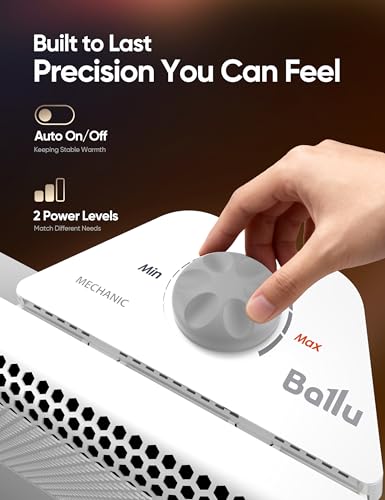 Chauffage d'appoint basse consommation Ballu pour chauffer une chambre - 4