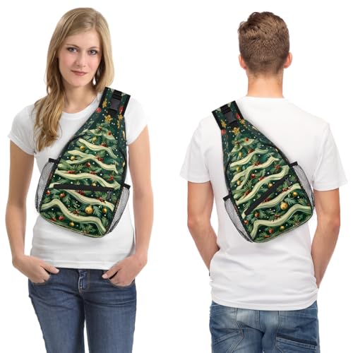 Mochila cruzada estilo sling para senderismo y uso diario miniatura 7