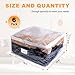 Heonay Clear Zippered Storage Bags Plastic Sweater Storage Bags with Zipper 6 Packs Clothing Organizer for Blankets Linen Sweater Bed Sheet Quilt Clothes Pillow (18 x 15 x 9 Inch)