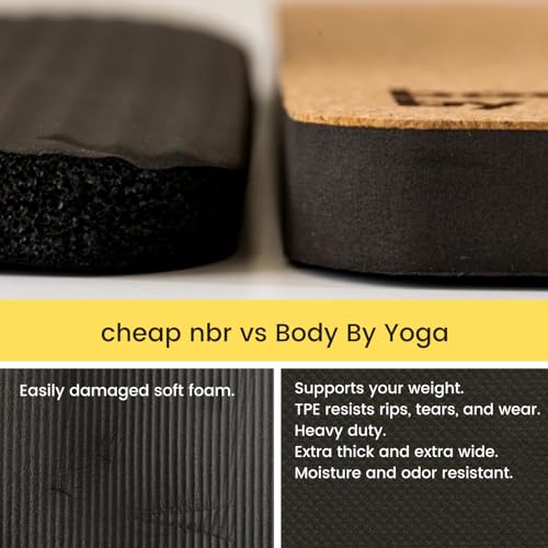 Image of Premium Yoga Knee Pad Cushion - Extra Thick Support for Knees, Elbows & Headstands | All the Comfort of an Extra Thick Yoga Mat with the Stability You Need for Standing Poses | Reversible Non-Slip Grip | Ideal for Yoga & Pilates Knee Pads