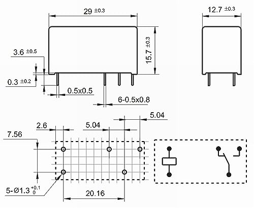 Relé 5 pines HF115F 024-1Z2B soluciona fallos de activación en circuitos de 24V 2