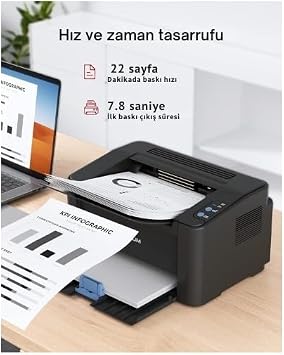 Quantum P2500W Wifi Mono Laser Printer