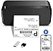 POPOBUY Wireless Thermal Label Printer for Shipping Packages and Small Business, 4x6 Bluetooth Shipping Label Printer, High-Speed USB Printer Work with Android, iOS, Mac, Windows, FedEx, USPS, UPS