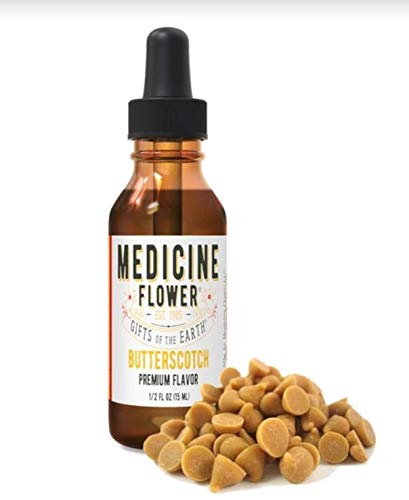 Medicine Flower Flavor Extract Natural Butterscotch Culinary Use - .5 Ounce