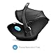 Clek Liingo Baseless Infant Car Seat with Newborn Support System, Latch System with One-Hand Release, Stroller Compatible, and Flame Retardant-Free (Latte Ziip)