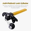 Car Steering Wheel Lock, Heavy Duty Car Anti-Theft Device, Universal High Visibility Universal Fit for SUVs, Motorhomes, Caravans, Virtually Pickproof & Quick Install #4