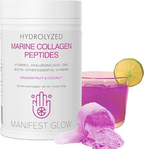 Manifest Glow Marine Collagen Peptides - Dragon Fruit,