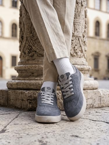 Image of Bacca Bucci Men Suede Sneaker Shoes