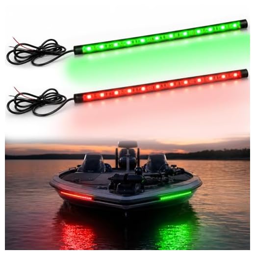 Boaton Marine Boat Navigation Lights, Night Fishing Lights, No Drilling Install Boat Bow Lights Boat Running Lights For Pontoon Boat Bass Boat Jon Boat Jet Ski Kayak
