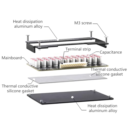 4 Channel Battery Balancing Module Vibrations Housing Pre Drilleds Holes Easy Installation LFP Compatibility Lto Battery miniatura 4