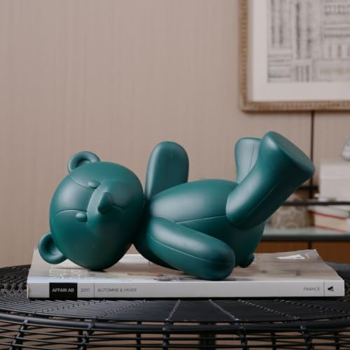 Estatua de oso de resina para decoración moderna miniatura 3