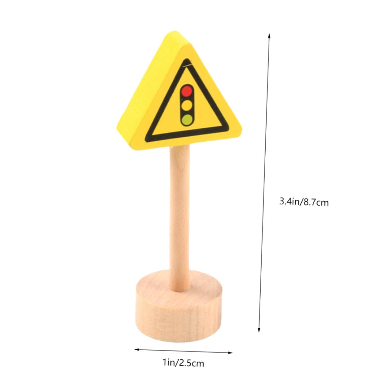 Jouet Éducatif Panneaux de Signalisation en Bois 50 Pièces, Résistant et Solide, pour L'apprentissage Ludique des Garçons et Filles Pendant Le Jeu