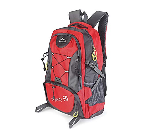 Trekking Sport Daypack Laptop 17 Zoll Outdoor Wander Rucksack 35 Liter Rot