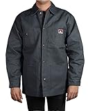 Ben Davis Men's Original Style Jacket, with Front Snap (Charcoal Heather, 3X-Large)