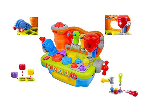 Cooltoys Toddler Toy Workshop Playset With Interactive Sounds And Lights, Kids Educational Toy For Learning Colors, Shapes, Numbers, And Alphabet #TOP1