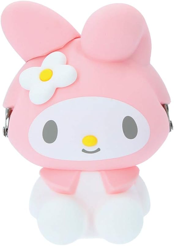 Amazon Co Jp Pgdesign ピージーデザイン キャラクター 3dポチ シリコン3dがま口 マイメロディピンク シューズ バッグ