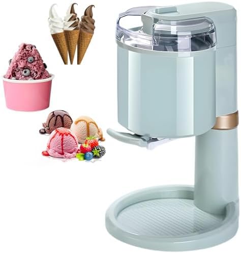Máquina para hacer helados, hace rápidamente un servicio suave, gelatina, sorbete en 10 minutos, ideal para helados de frutas caseros sin lácteos