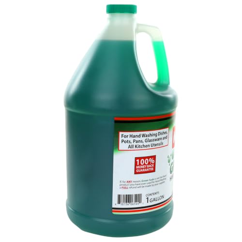 300162 Suds Handwashing Detergent | Premium Quality Clearner Soap for Glassware Pots Pans and Kitchen Utensils | 1 Gallon Container | Manual Hand Washing, Green, Made in USA image 5