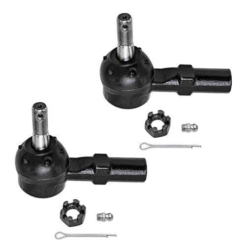 Detroit Axle - Front 2pc Tie Rods for Toyota Avalon Camry Sienna Solara Yaris Lexus ES300 RX300 Scion xD, 2 Outer Tie Rod End Links Replacement -  ES3306 x2
