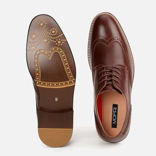 Image of Men Dress Shoes Formal Lace Up Latex Insole Oxford Business Wedding Leather Derby Shoe