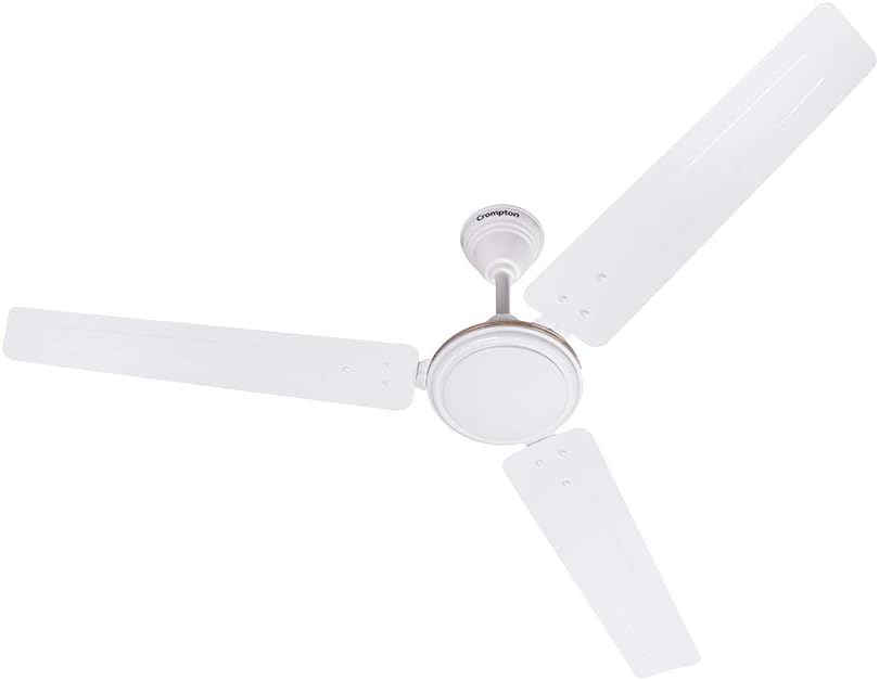 Crompton Sea Sapphira 1200 mm Ultra High Speed 3 Blade Ceiling Fan (Opal White, Pack of 1)