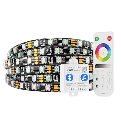 Tira LED direccionable WS2811 RGB 5m IP65 con control remoto miniatura 1