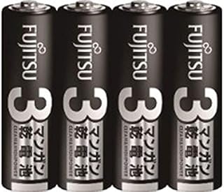 FDK 富士通マンガン・黒 単3×4P 1.5V R6PU(4S)