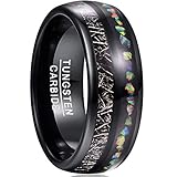 schwarzer opal kette Zuverlässigkeit: Material aus hochwertigem Wolframcarbid, sehr geeignet für Ihren Alltag wegen seiner Kratzbeständigkei.