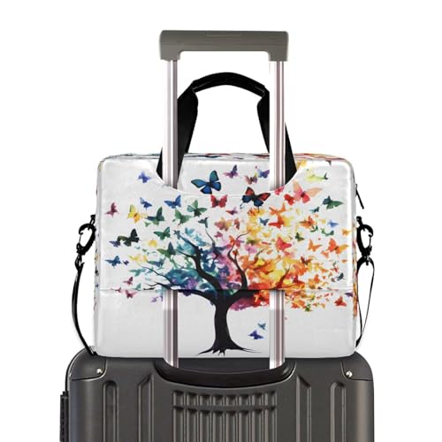 Funda Maletín para Laptop Mariposas y Árbol Abstracto miniatura 2