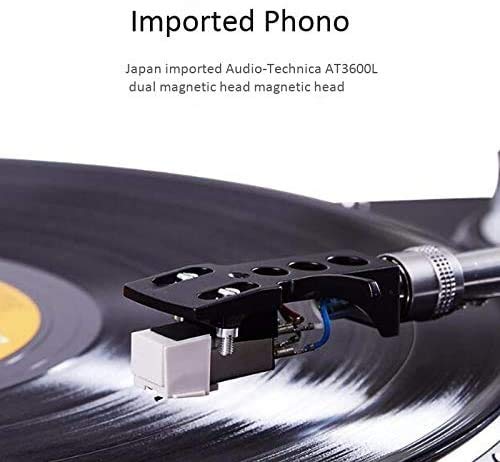 Record Player Turntable for Vinyl Records 3 Speeds of 33/45/7 8 Speed Vinyl Record Player Two-Button Start-Stop Button S… - Les Beatles, Paul McCartney, John Lennon, RIngo Starr, George Harrison Record Player Turntable for Vinyl Records 3 Speeds of 33/45/7 8 Speed Vinyl Record Player Two-Button Start-Stop Button S… – Image 4