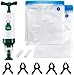 Sous Vide Bags Kit for Anova, Joule and all Popular Brands - 20 Reusable BPA FREE GREEN APRON Sous Vide Bags [2 Sizes], 1 Hand Pump, 5 Sous Vide Clips, 2 Bag Sealing Clips, BPA FREE and FDA Approved